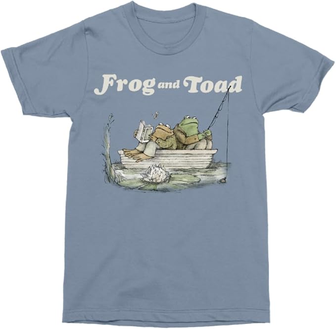Frog & Toad Fishing Adult Unisex T-Shirt