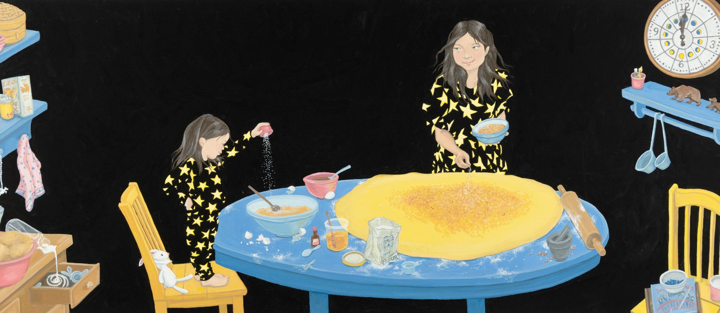 Grace Lin Postcard - Mooncake Endpapers