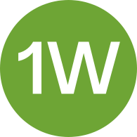 1W