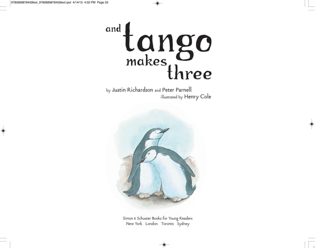 And Tango Makes Three