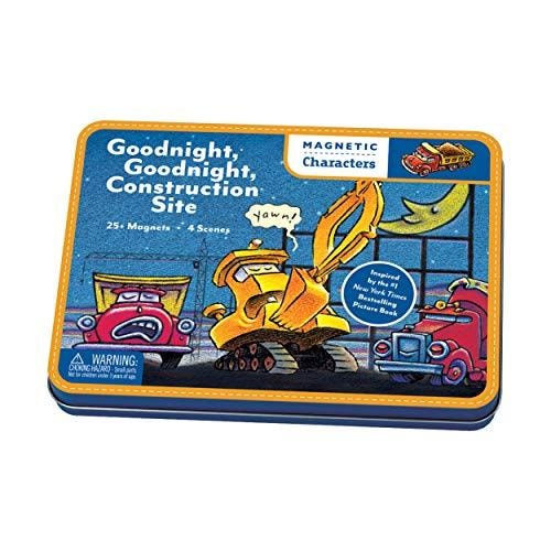 Goodnight Construction Site Magnetic Characters Play Tin