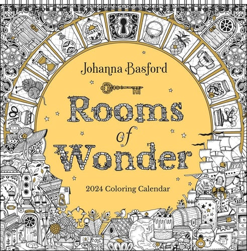 Johanna Basford 2024 Coloring Calendar