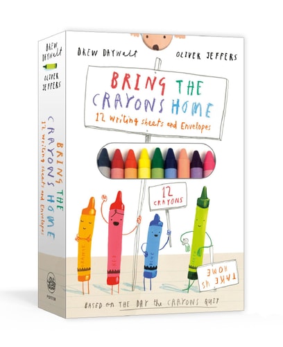 Bring the Crayons Home Writing Set