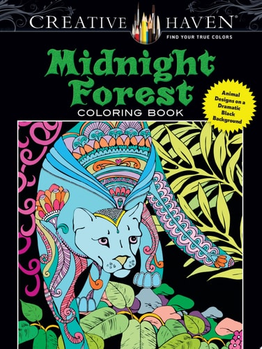 Midnight Forest Coloring Book