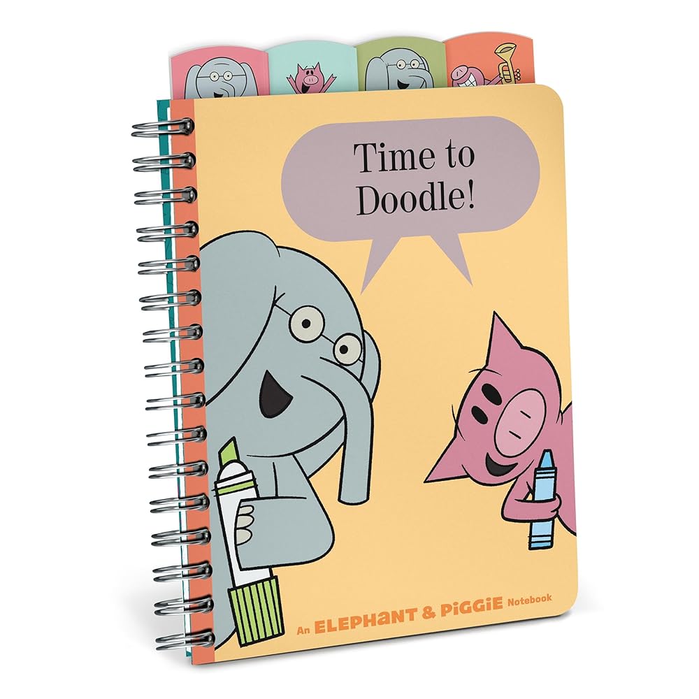 Time to Doodle! Notebook (Elephant & Piggie) (Mo Willems Blank Journals) cover image