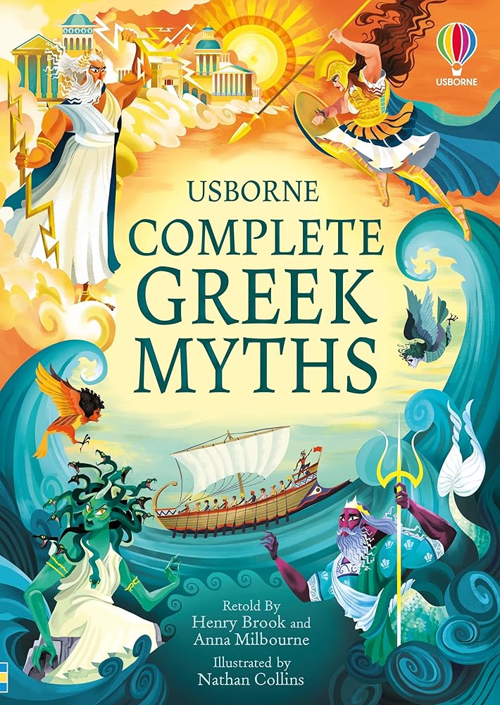Complete Greek Myths: An Illustrated Book of Greek Myths (Complete Books) cover image