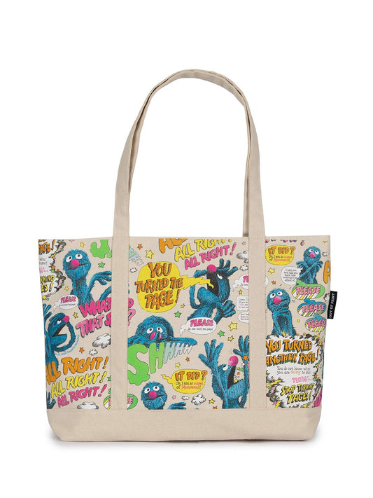 Monster at The End of This Book Zipper Tote Bag