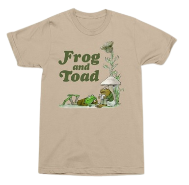 Frog & Toad Mushroom Adult Unisex T-Shirt