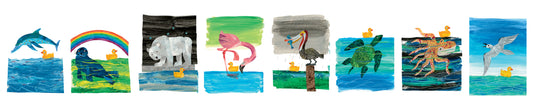 10 Little Rubber Ducks Autographed Limited Edition Print