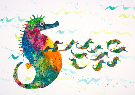 Mister Seahorse Autographed Limited Edition Print